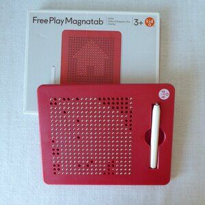 Red The Original Free Draw Magnatab Tablet & Magnetic Pen PlayMonster Kids 3+